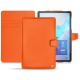Housse cuir Samsung Galaxy Tab S6 - Orange fluo