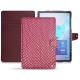 Samsung Galaxy Tab S6 leather case - Serpent ciclamino