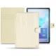 Custodia in pelle Samsung Galaxy Tab S6 - Crocodile milk