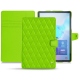Custodia in pelle Samsung Galaxy Tab S6 - Vert fluo - Couture