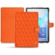 Capa em pele Samsung Galaxy Tab S6 - Orange fluo - Couture