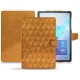 Housse cuir Samsung Galaxy Tab S6 - Or Maïa - Couture