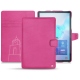 Samsung Galaxy Tab S6 leather case - Rose BB