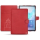 Housse cuir Samsung Galaxy Tab S6 - Rouge troupelenc