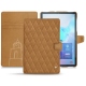 Housse cuir Samsung Galaxy Tab S6 - Castan esparciate - Couture