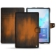 Samsung Galaxy Tab S6 leather case - Marron Patine