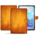 Housse cuir Samsung Galaxy Tab S6 - Orange Patine