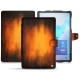 Lederschutzhülle Samsung Galaxy Tab S6 - Fauve Patine