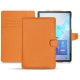 Housse cuir Samsung Galaxy Tab S6 - Orange PU