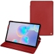 Samsung Galaxy Tab S6 leather case - Rouge ( Nappa - Pantone 199C ) 