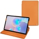 가죽 커버 Samsung Galaxy Tab S6 - Orange ( Nappa - Pantone 1495U ) 