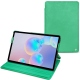 Housse cuir Samsung Galaxy Tab S6 - Menthe vintage ( Pantone 562C ) 