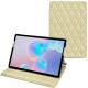 Funda de piel Samsung Galaxy Tab S6 - Beige - Couture ( Nappa - Pantone 7502C ) 