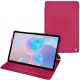 Samsung Galaxy Tab S6 leather case - Rose fluo