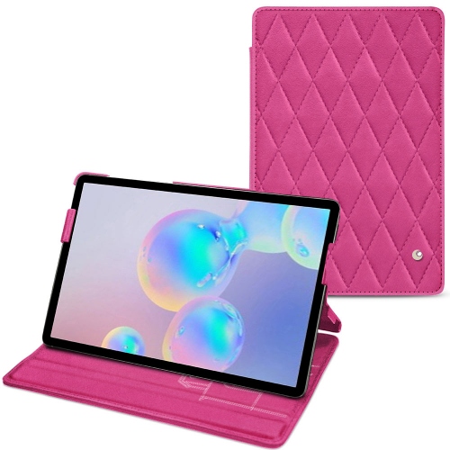 Custodia in pelle Samsung Galaxy Tab S6Rose BB - Couture ( Pantone #DB599F )