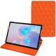 Custodia in pelle Samsung Galaxy Tab S6 - Orange fluo - Couture