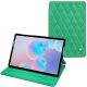Custodia in pelle Samsung Galaxy Tab S6 - Menthe vintage - Couture
