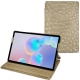Lederschutzhülle Samsung Galaxy Tab S6 - Autruche desert