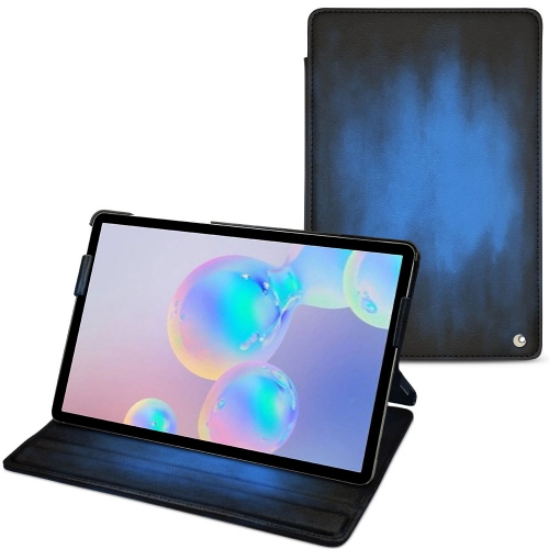 硬质真皮保护套 Samsung Galaxy Tab S6Bleu Patine