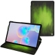 Lederschutzhülle Samsung Galaxy Tab S6 - Vert Patine
