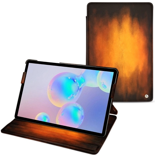 Custodia in pelle Samsung Galaxy Tab S6Fauve Patine