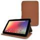 Custodia in pelle Samsung Google Nexus 10  - Marron ( Nappa - Pantone 1615C ) 