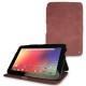 Custodia in pelle Samsung Google Nexus 10  - Passion vintage ( Glutton - Red ) 