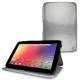 Custodia in pelle Samsung Google Nexus 10  - Platinium ( Bologna Hi Gloss Metallic - Pantone 877C ) 