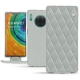 硬质真皮保护套 Huawei Mate 30 Pro - Gris - Couture ( Nappa - Pantone W428C ) 
