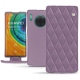 Custodia in pelle Huawei Mate 30 Pro - Lilas - Couture ( Nappa - Pantone 2645U ) 