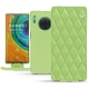 硬质真皮保护套 Huawei Mate 30 Pro - Vert olive - Couture ( Nappa - Pantone 578U ) 