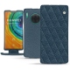 Housse cuir Huawei Mate 30 Pro - Indigo - Couture ( Pantone 303U ) 