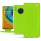 Huawei Mate 30 Pro leather case - Vert fluo