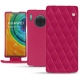 Lederschutzhülle Huawei Mate 30 Pro - Rose fluo - Couture