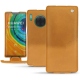 Huawei Mate 30 Pro leather case - Or Maïa ( Pantone 871C ) 