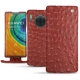 Custodia in pelle Huawei Mate 30 Pro - Autruche ciliegia