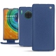 Capa em pele Huawei Mate 30 Pro - Bleu frisson