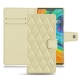 Huawei Mate 30 Pro leather case - Beige - Couture ( Nappa - Pantone 7502C ) 