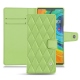 Custodia in pelle Huawei Mate 30 Pro - Vert olive - Couture ( Nappa - Pantone 578U ) 