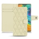 Custodia in pelle Huawei Mate 30 Pro - Ivoire - Couture ( Sleek P C12 - White ) 