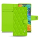 Housse cuir Huawei Mate 30 Pro - Vert fluo - Couture
