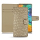 Huawei Mate 30 Pro leather case - Autruche desert