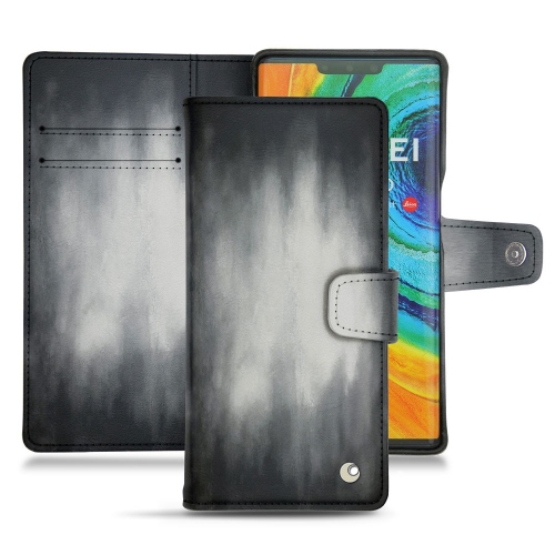 Huawei Mate 30 Pro leather covers and casesGris Patine