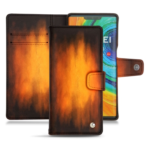 Huawei Mate 30 Pro leather covers and casesFauve Patine