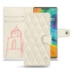 Custodia in pelle Huawei Mate 30 Pro - Blanc escumo - Couture