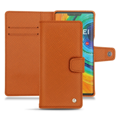 Funda de piel Huawei Mate 30 ProOrange vibrant ( Pantone #e36b39 ) 
