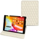 Custodia in pelle Apple iPad 10.2" (2019) - Blanc - Couture ( Bologna - White ) 