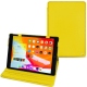 Apple iPad 10.2" (2019) leather case - Jaune fluo