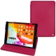 Apple iPad 10.2" (2019) leather case - Rose fluo