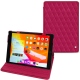 Housse cuir Apple iPad 10.2" (2019) - Rose fluo - Couture